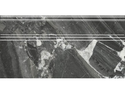 Плинтус Риальто чёрный глянцевый обрезной 20x40x1,6