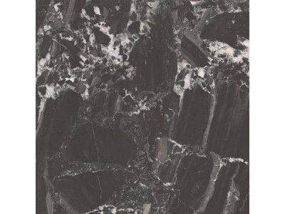 Керамогранит Риальто чёрный лаппатированный обрезной 80x80x0,9
