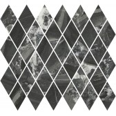 Риальто мозаичный чёрный глянцевый 37,5x35x1
