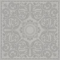 Декор Риальто 2 серый матовый обрезной 80x80x0,9