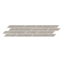 Мозаика Риккарди мозаичный серый светлый матовый 46,8x9,8x0,9