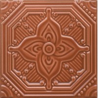 Декор Салинас оранжевый 15х15