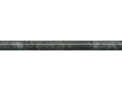 Бордюр Серенада зелёный глянцевый обрезной 30x2,5x1,9

