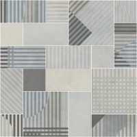 Панно Тассо микс матовый обрезной 60x60x0,9