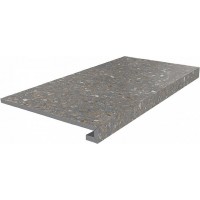 Ступень Терраццо коричневый  33x60x0,9