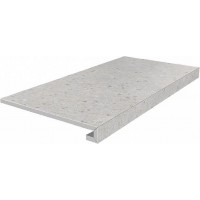 Ступень Терраццо бежевый светлый  33x60x0,9