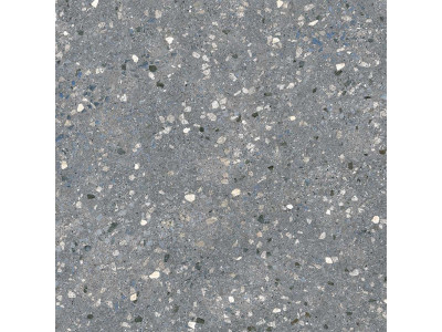 Терраццо серый тёмный обрезной 60x60x0,9
