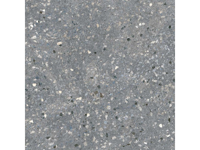 Терраццо серый тёмный обрезной 60x60x0,9
