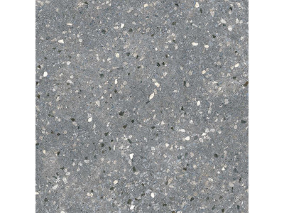 Терраццо серый тёмный обрезной 60x60x0,9
