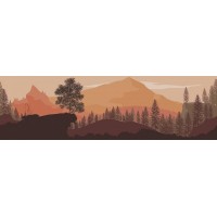 Декор Тракай 5 глянцевый 8,5x28,5x8,5