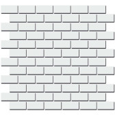Турнон белый мозаичный матовый 32x30x0,9