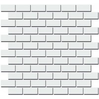 Декор Турнон белый мозаичный матовый 32x30x0,9