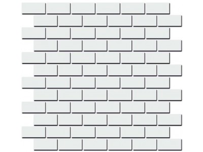 Декор Турнон белый мозаичный матовый 32x30x0,9