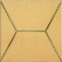 Декор Витраж желтый 15x15x6,9