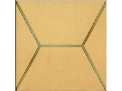 Декор Витраж желтый 15x15x6,9