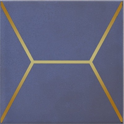 Витраж синий 15x15x6,9