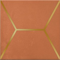 Декор Витраж оранжевый 15x15x6,9