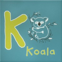 Декор Зоопарк "K" матовый 20x20x6,9