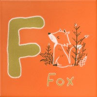Декор Зоопарк "F" матовый 20x20x6,9