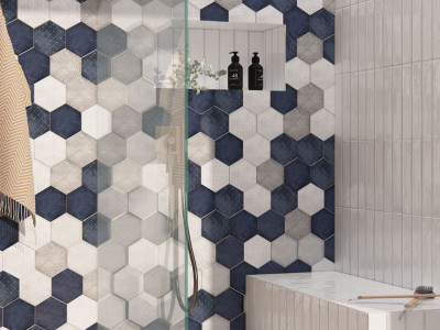 RAIN BLUE HEX 19,8*22,8 (4 вида рисунка)
