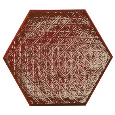 DEC RAIN BORDEAUX HEX 19,8*22,8
