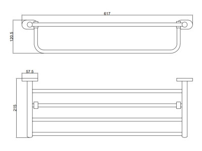 Полка для полотенец BELZ (B90024)
