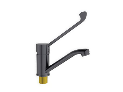 Смеситель для кухни BELZ оружейная сталь (B19019-3)