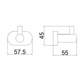 Крючок BELZ (B90105-1)