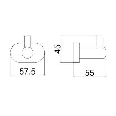 Крючок BELZ (B90105-1)