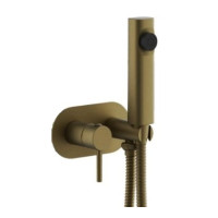 Смеситель BELZ с гигиенической лейкой золотой (B55807-5)