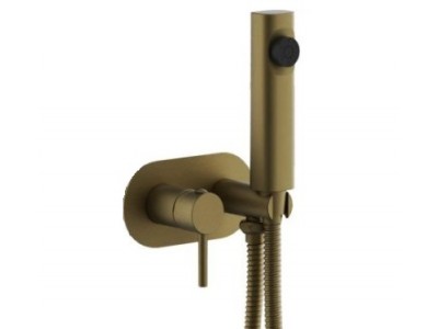 Смеситель BELZ с гигиенической лейкой золотой (B55807-5)