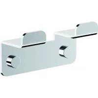 Планка с 2-мя крючками BELZ цвет: хром (B9002)