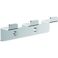 Планка с 3-мя крючками BELZ цвет: хром (B9003)