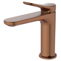 Смеситель для раковины BELZ брашированное розовое золото (B10786-2)