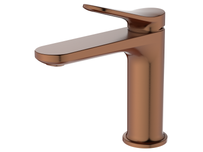 Смеситель для раковины BELZ брашированное розовое золото (B10786-2)