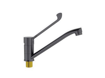 Смеситель для кухни BELZ оружейная сталь (B70019-3)