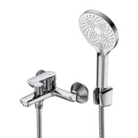 Смеситель DECOROOM DR27 для ванны с монолитным изливом (DR27036)
