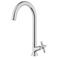 Кран для воды DECOROOM DR53 с высоким поворотным изливом (DR53010)