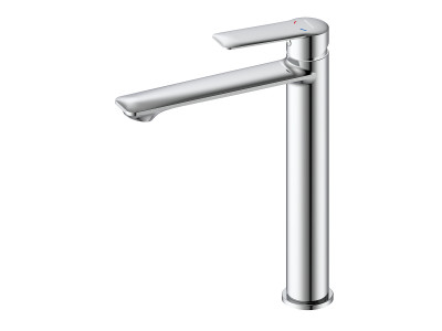 Смеситель DECOROOM DR28 для умывальника высокий монолитный (DR28013)