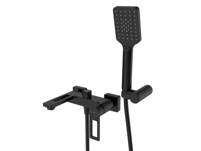 Смеситель DECOROOM DR30 для ванны с монолитным изливом (DR30036)