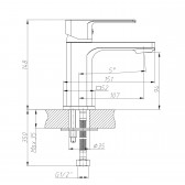 Смеситель для раковины DECOROOM DR20 (DR20011)