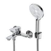 Смеситель DECOROOM DR28 для ванны с монолитным изливом (DR28036)