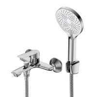 Смеситель DECOROOM DR28 для ванны с монолитным изливом (DR28036)
