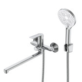 Смеситель DECOROOM DR28 универсальный с поворотным изливом (DR28043)