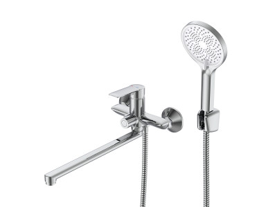 Смеситель DECOROOM DR28 универсальный с поворотным изливом (DR28043)
