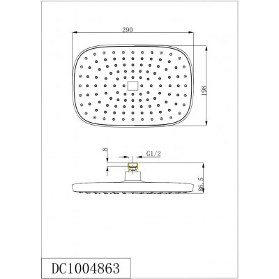 Верхний душ DK (DC1004863)