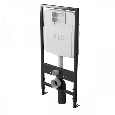 Комплект D&K DS1431603: унитаз DT1436016, инсталляция DI8055119, клавиша смыва DB143
