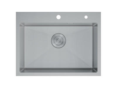 Кухонная мойка D&K нержавеющая сталь сатин (DKS605004)