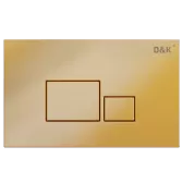 Клавиша смыва DK матовое золото Quadro (DB1519003)