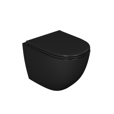 Унитаз подвесной безободковый D&K Matrix DT1396025, 490370360мм